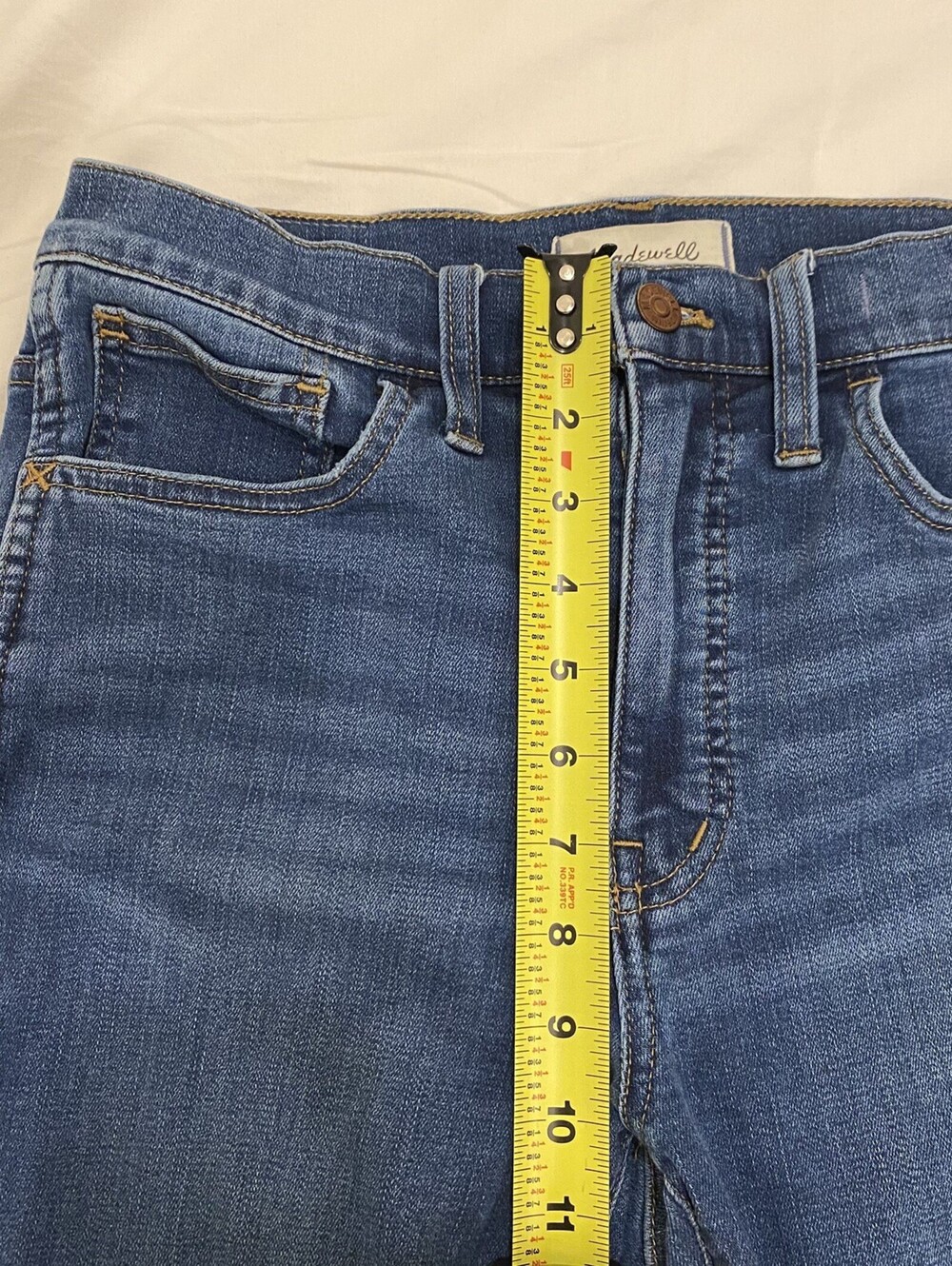 Madewell Women's Jeans Size 31 10" High Rise Skinny - Picture 6 of 9
